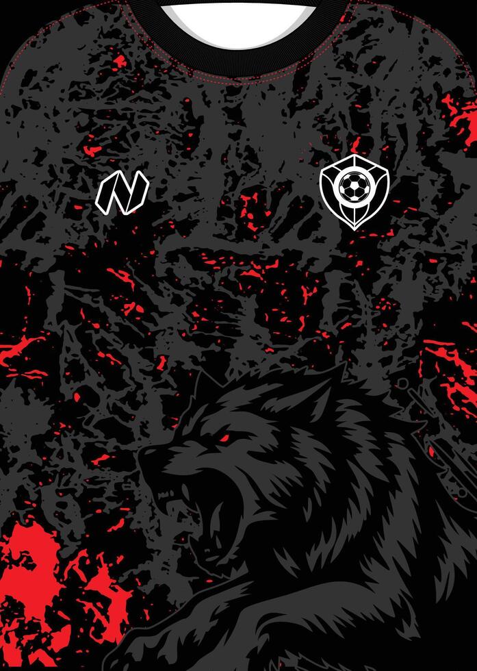 Background for boxing jersey vector