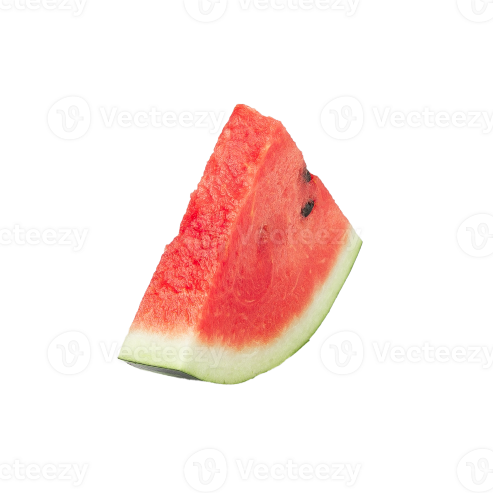 Watermelon slice, cutout, full depth of field png