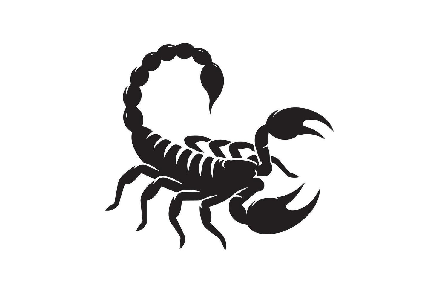 Scorpion icon on white background vector