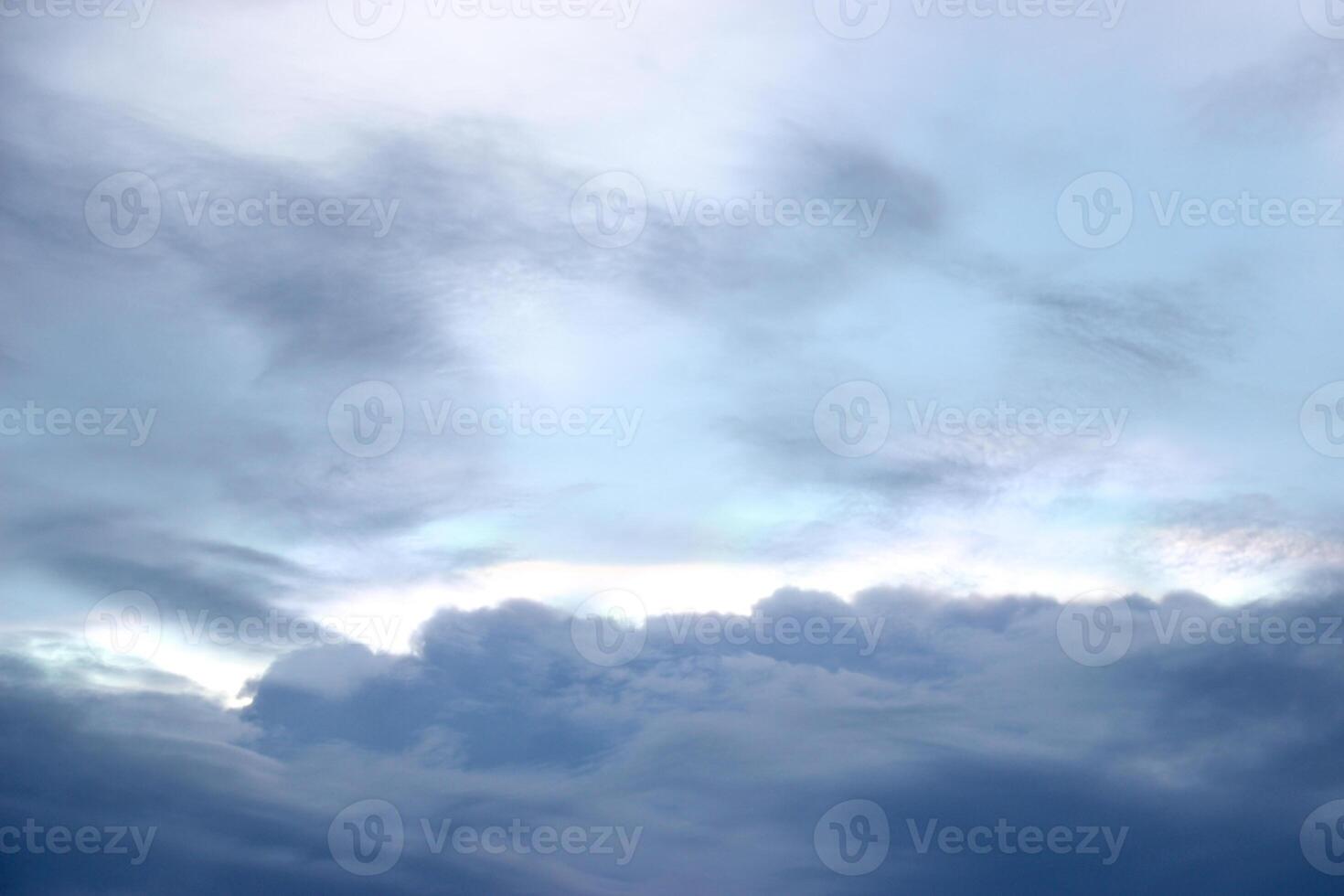 dark blue cloud with white light sun set sky background and city light midnight evening time photo