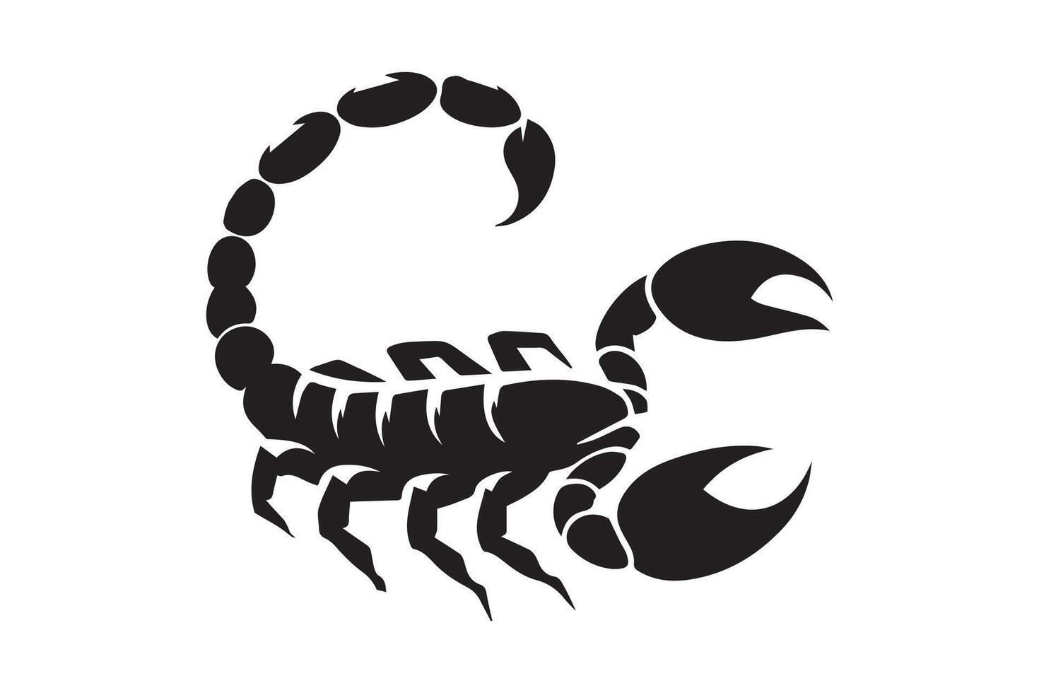 Scorpion icon on white background vector