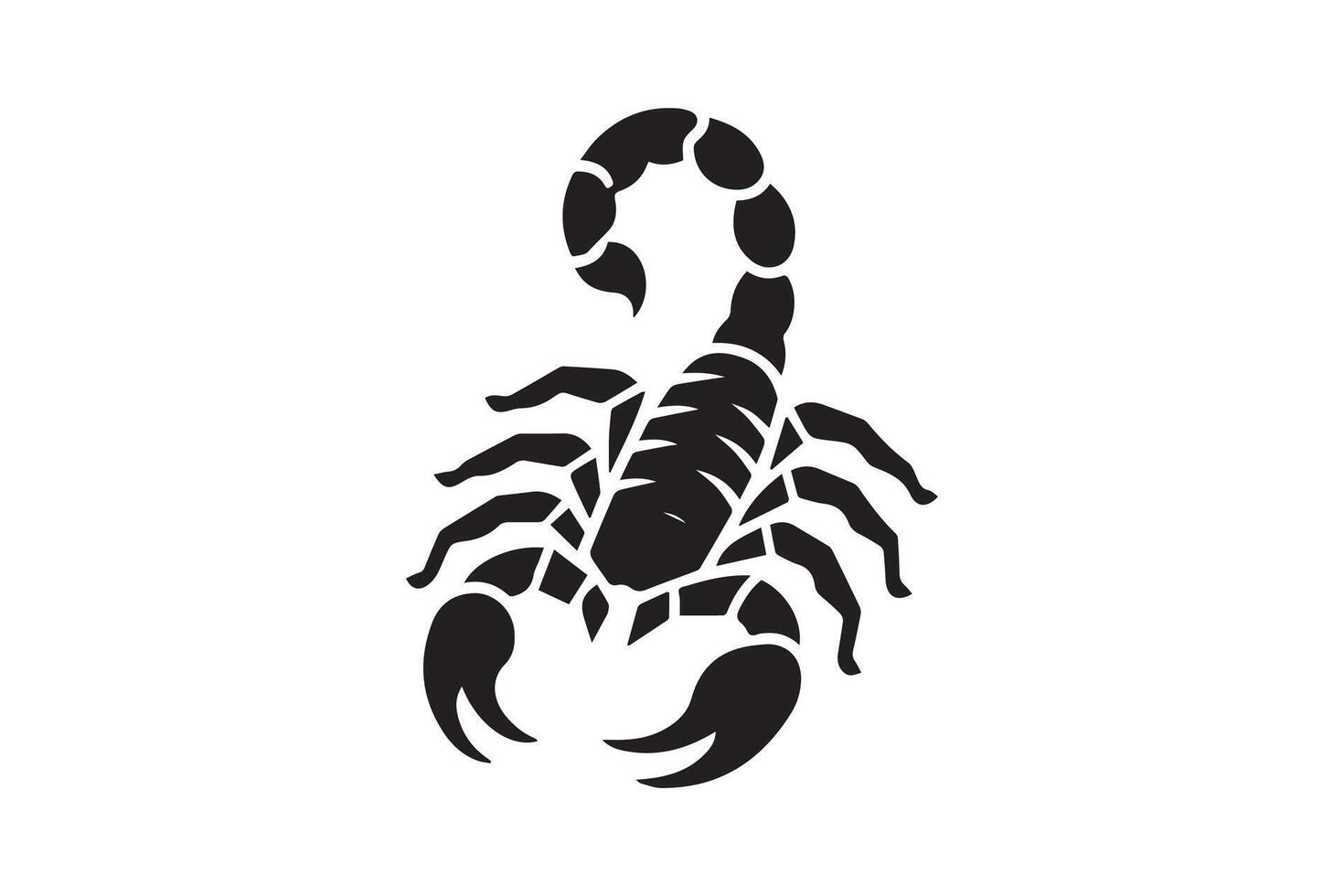 Scorpion icon on white background vector
