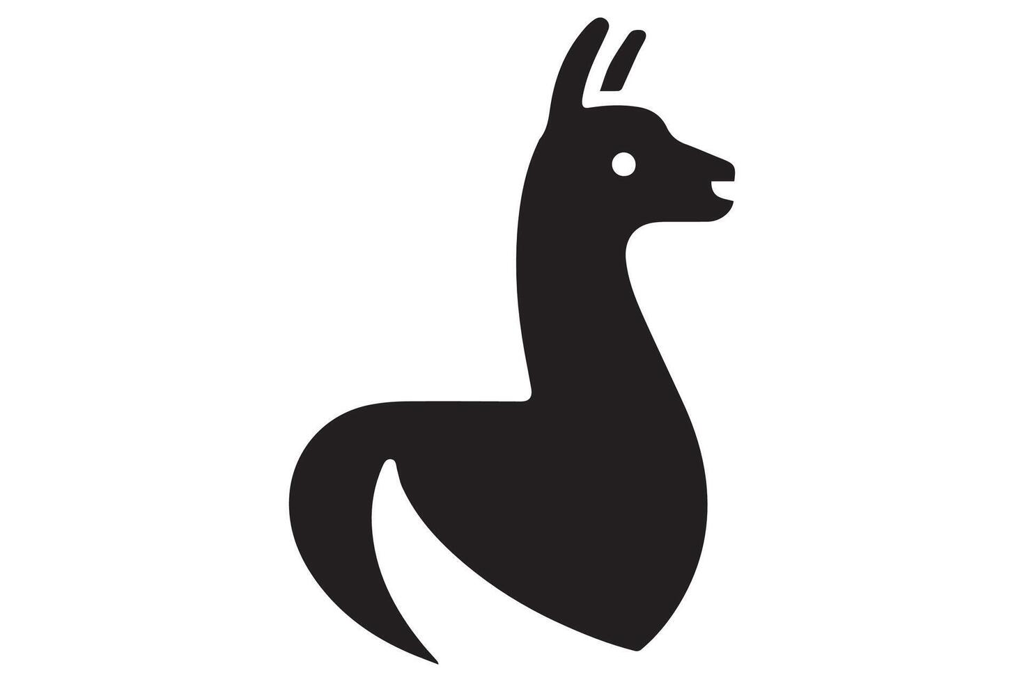 Llama icon illustration vector
