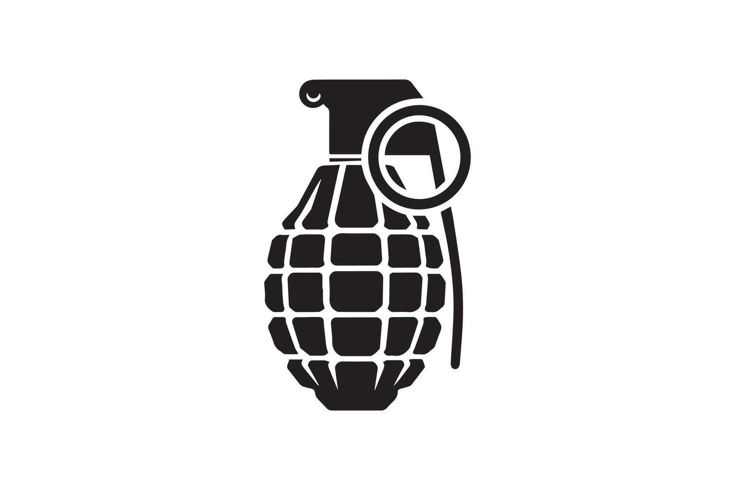 An image of a grenade icon vector