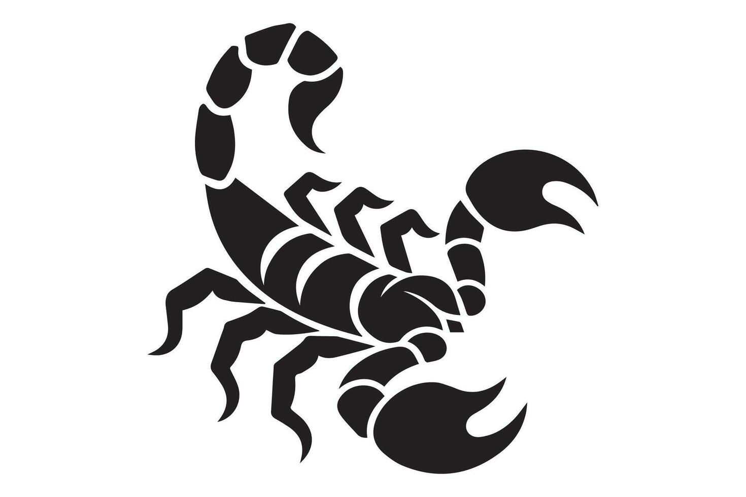 Scorpion icon on white background vector
