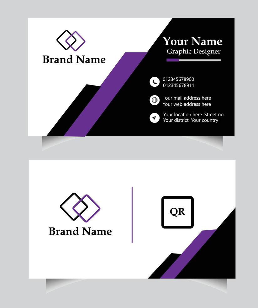 Creative Business Card Concepts Using Art Illustration vector