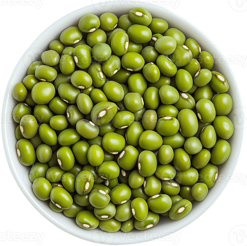 Mung Bean isolate, Green Gram Clipart, fresh mung beans illustration png
