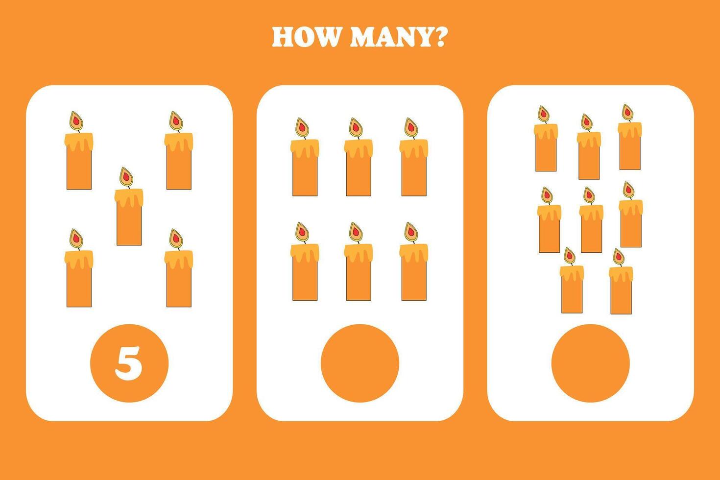 How many candles are in this picture vector