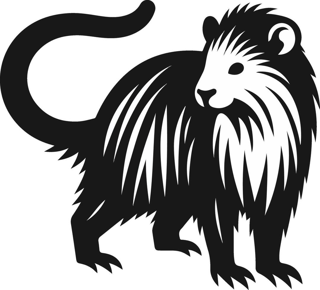mammal black illustration vector