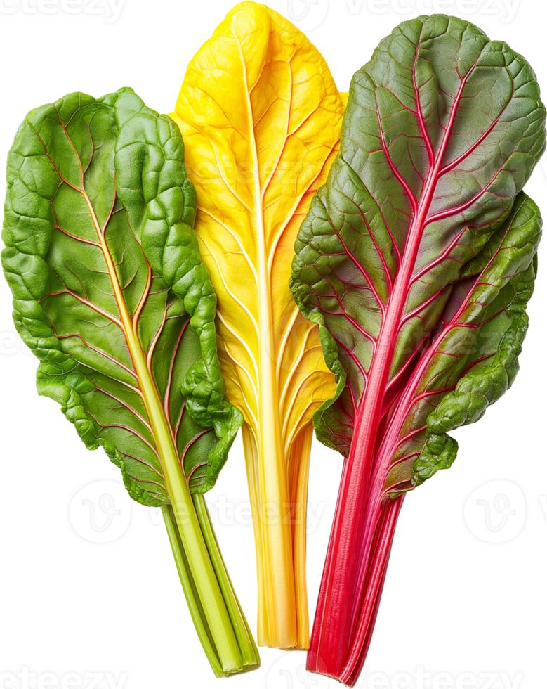 Chard vegetable isolated, Leafy Green Vegetables Clipart - Fresh swiss chard leaf illustration png
