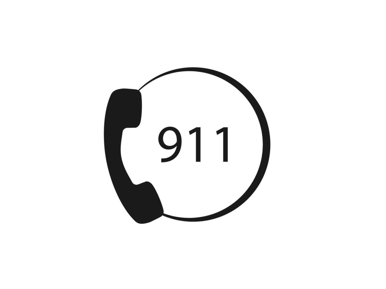 Emergency call icon. vector