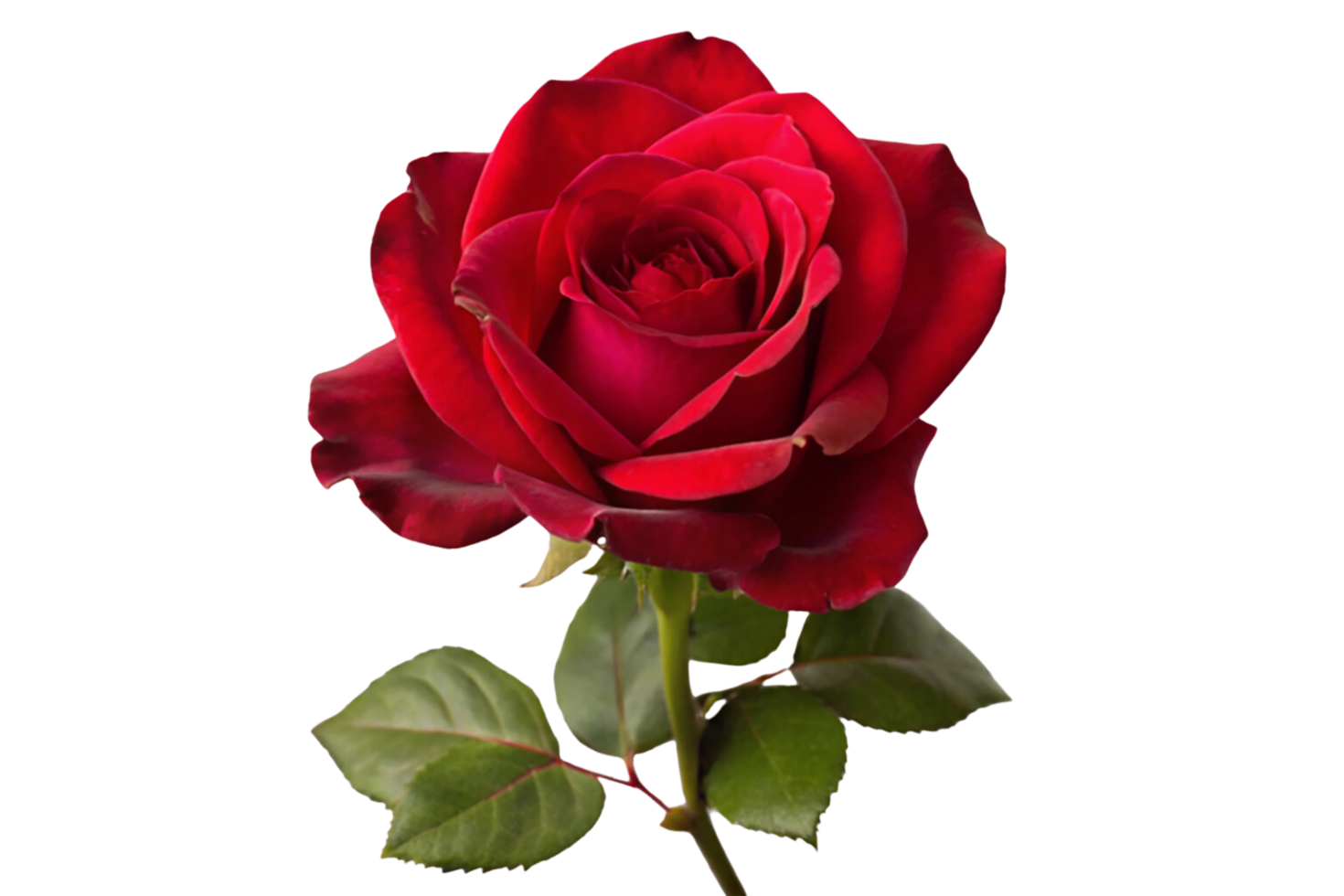 RED rose Minimalist Design png