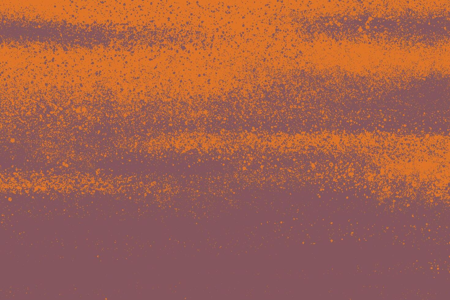 Distress grain background with orange color. Sand effect with vibrant colors. Grunge texture formed from small particles of dust . vector