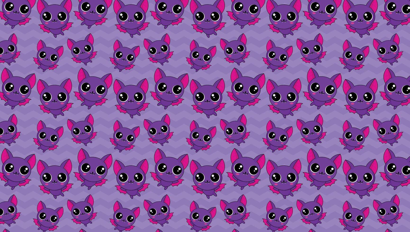 Beautiful fluffy bat, purple with pink tones, for textured backgrounds, pattern vector