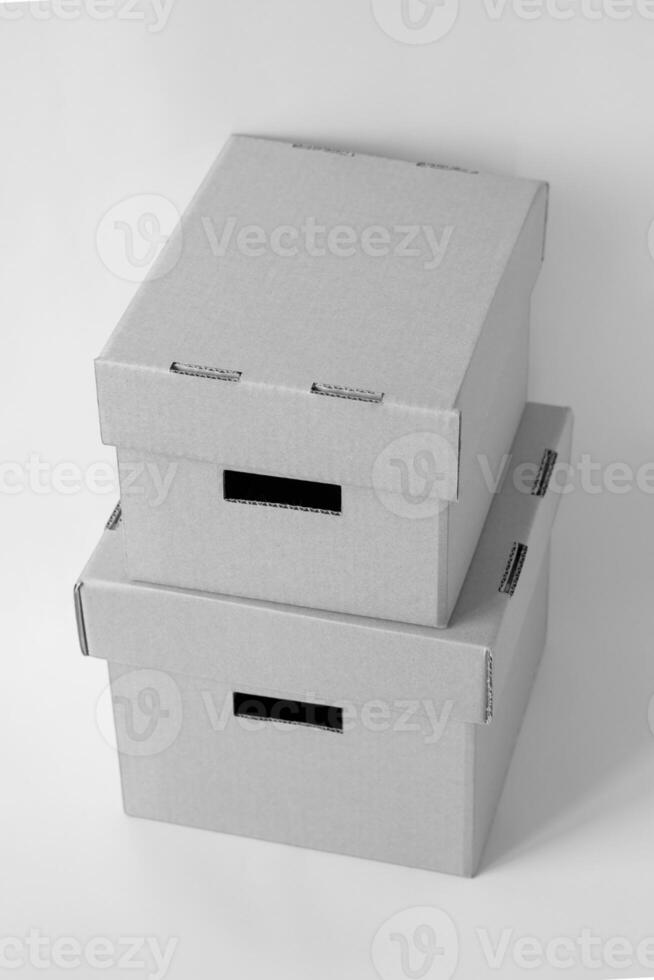 Blank White Cardboard Package Box Mocku Blank Image Box Mockup Blank Mockup photo