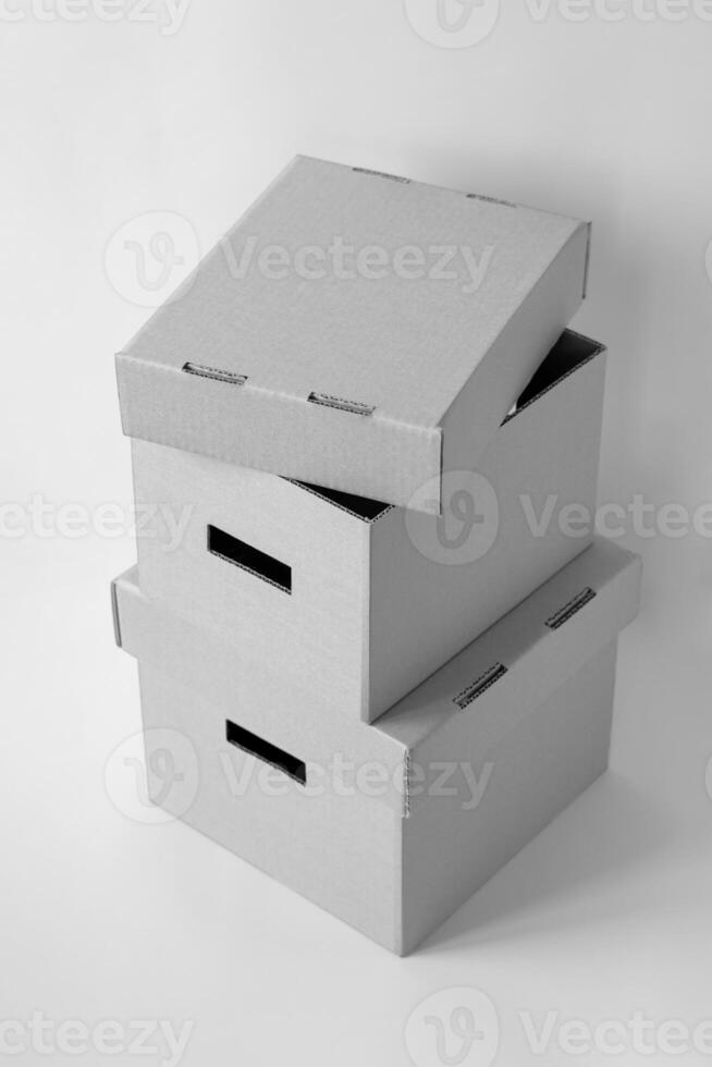 Blank White Cardboard Package Box Mocku Blank Image Box Mockup Blank Mockup photo