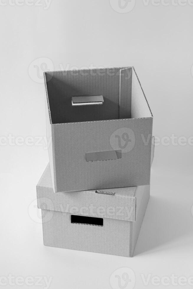 Blank White Cardboard Package Box Mocku Blank Image Box Mockup Blank Mockup photo