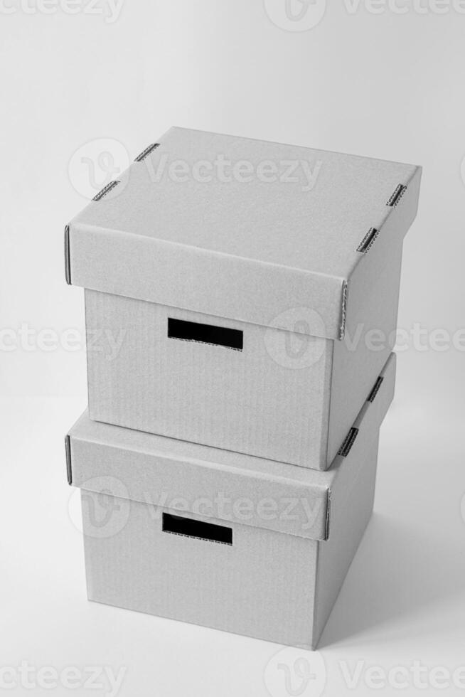 Blank White Cardboard Package Box Mocku Blank Image Box Mockup Blank Mockup photo