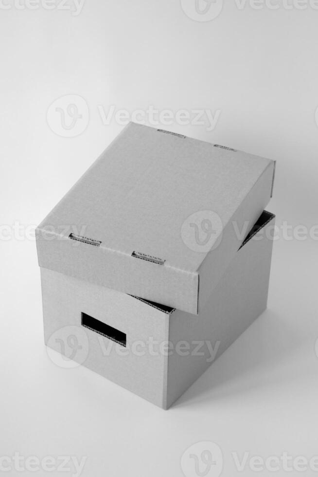 Blank White Cardboard Package Box Mocku Blank Image Box Mockup Blank Mockup photo