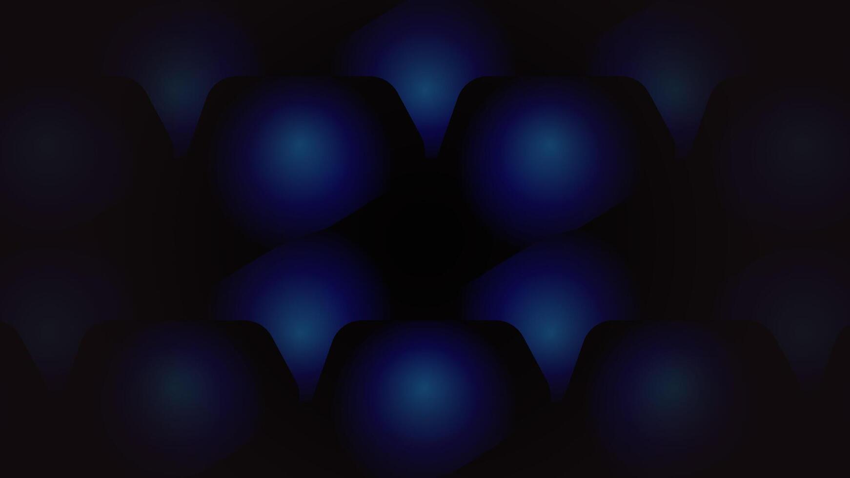 Abstract composition featuring dark blue and black with a smooth gradient and soft vignette effect. Ideal for backgrounds or web design projects, or presentations. vector