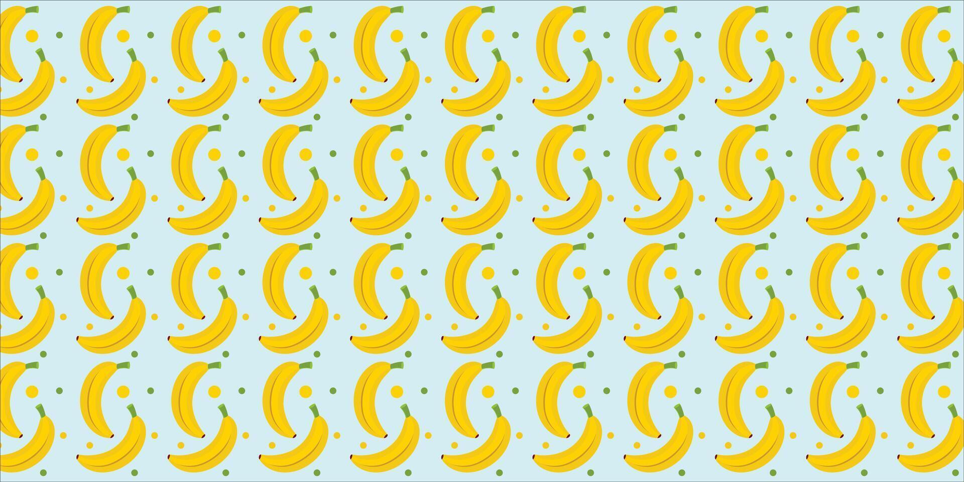 Banana pattern background vector