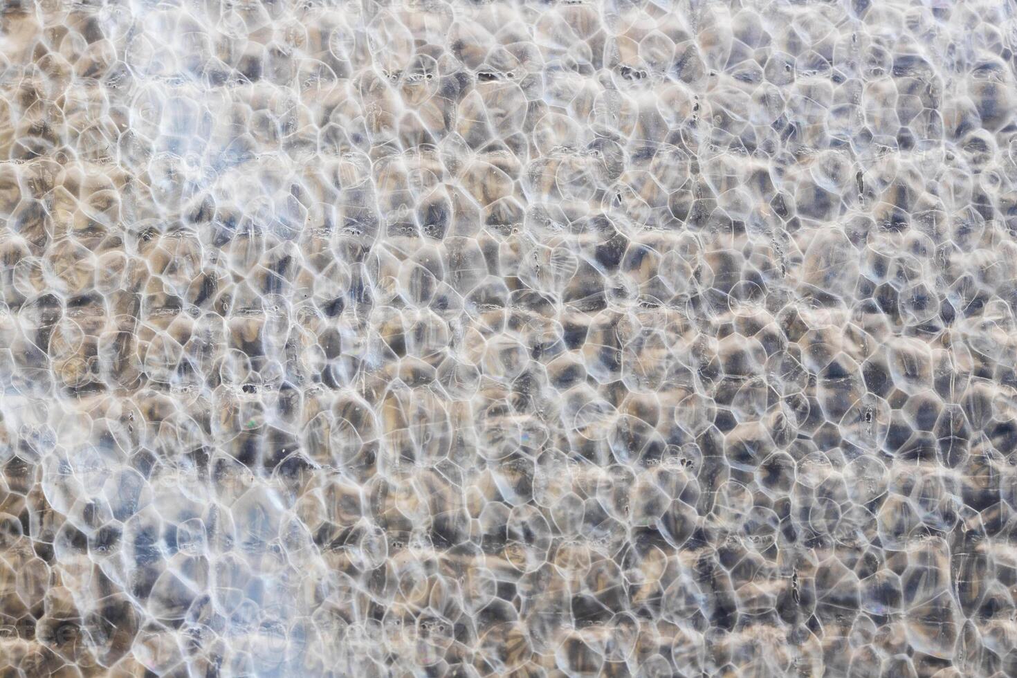 Abstract background of plastic with bubbles texture photo