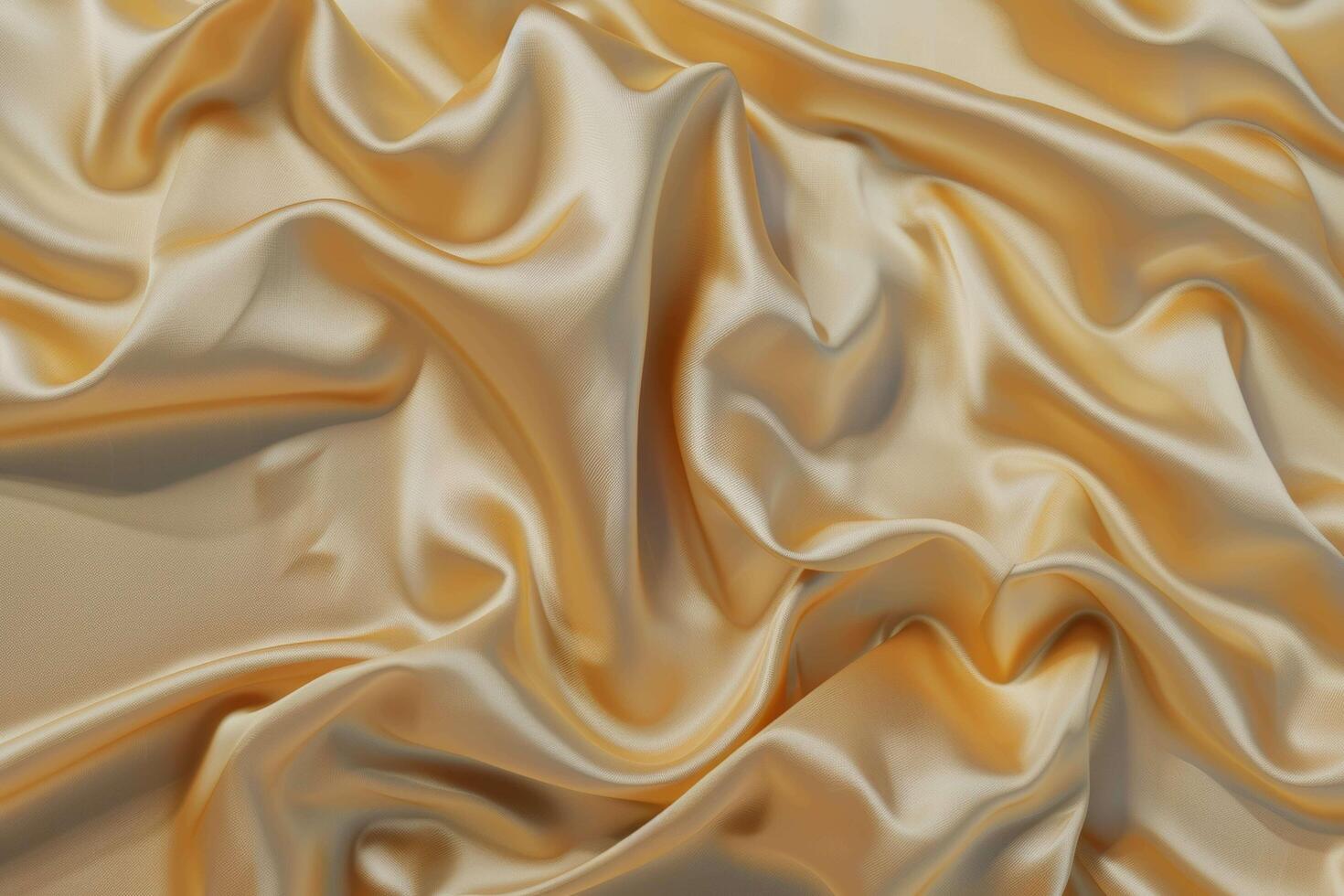 A luxurious golden sateen texture with a smooth, lustrous finish photo