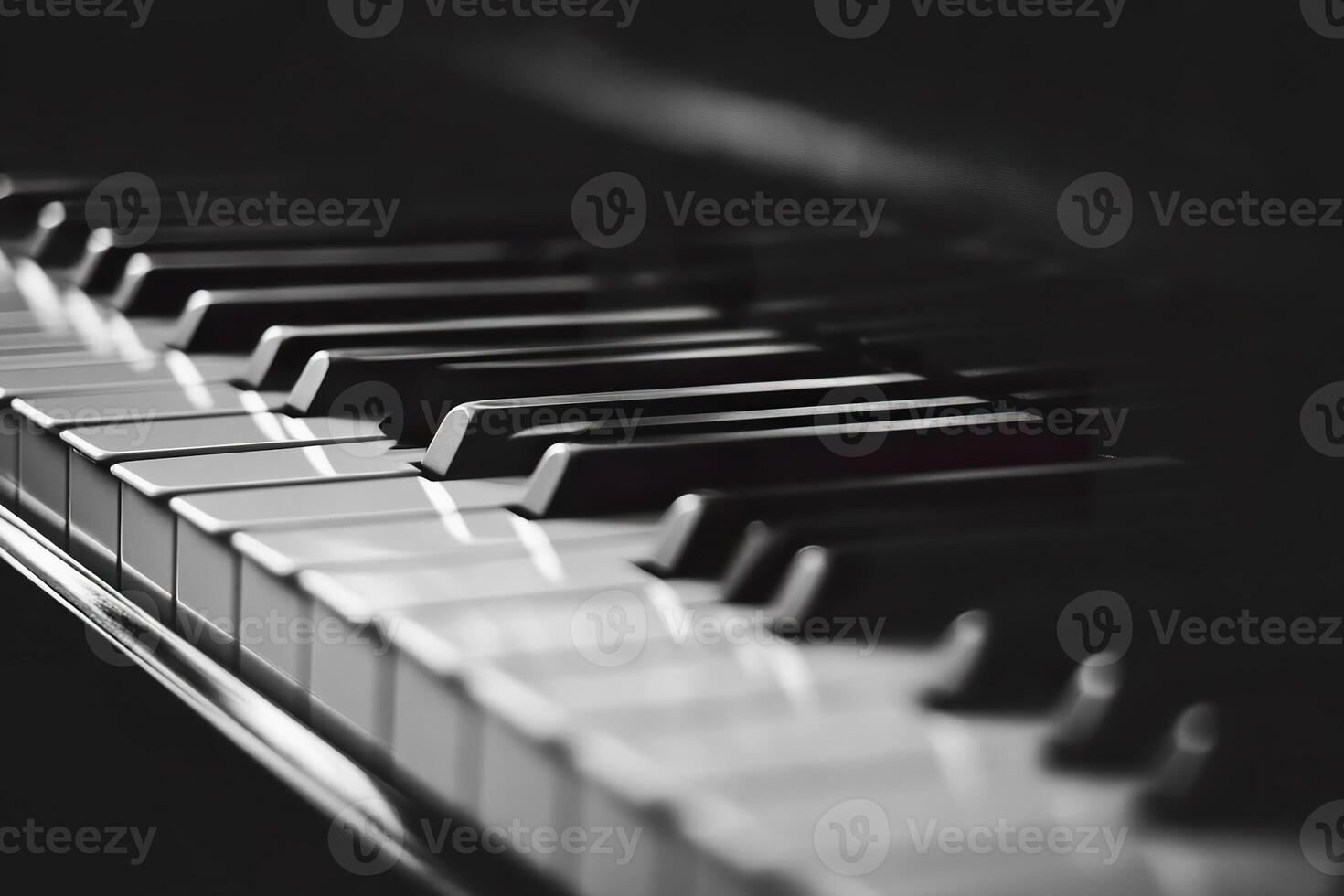 Close up of piano keys highlighting the artistry of music composition and performance photo