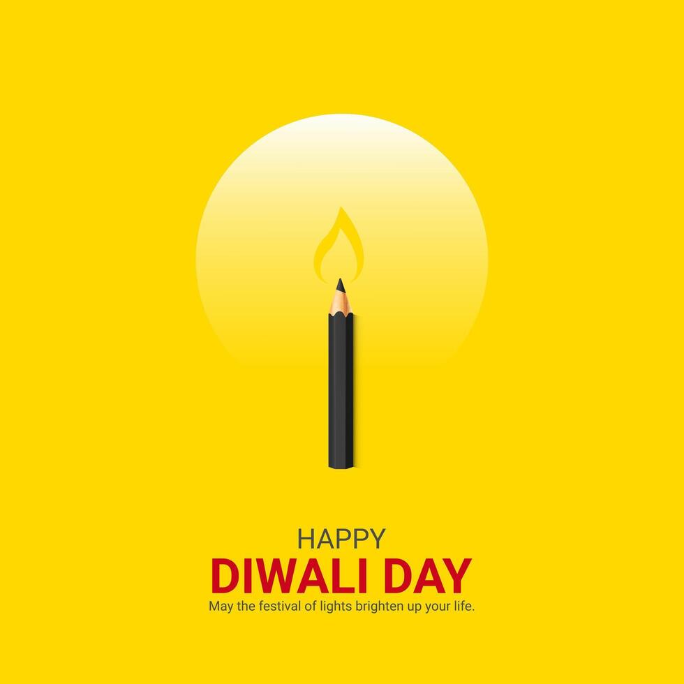 Banner design with realistic oil lamp on festive background for Diwali Festival celebration. Diya oil lamp element on rangoli background vector
