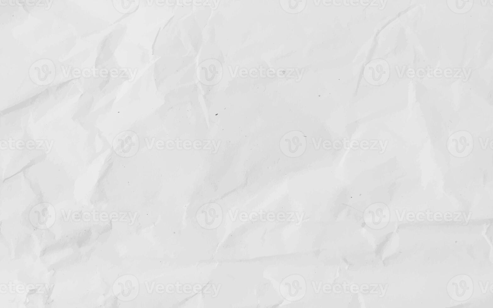 White crumpled craft paper texture as background. Light grey paper texture, Old vintage page or grunge vignette of old newspaper. Pattern rough art creased grunge letter with copy space for text. photo
