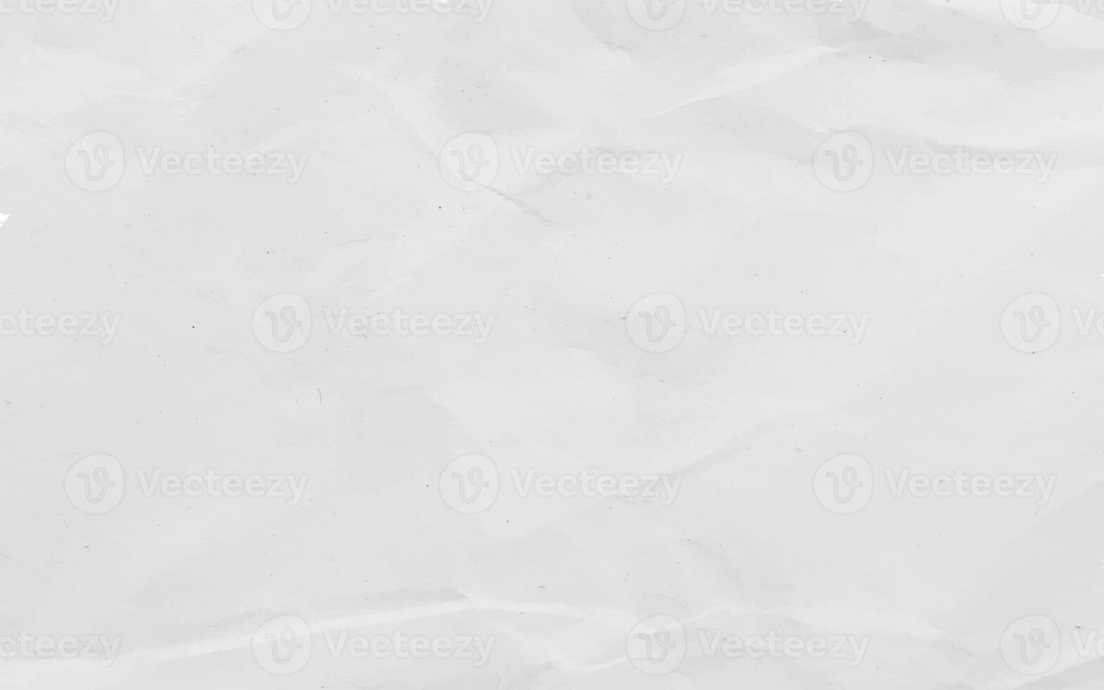 White crumpled craft paper texture as background. Light grey paper texture, Old vintage page or grunge vignette of old newspaper. Pattern rough art creased grunge letter with copy space for text. photo