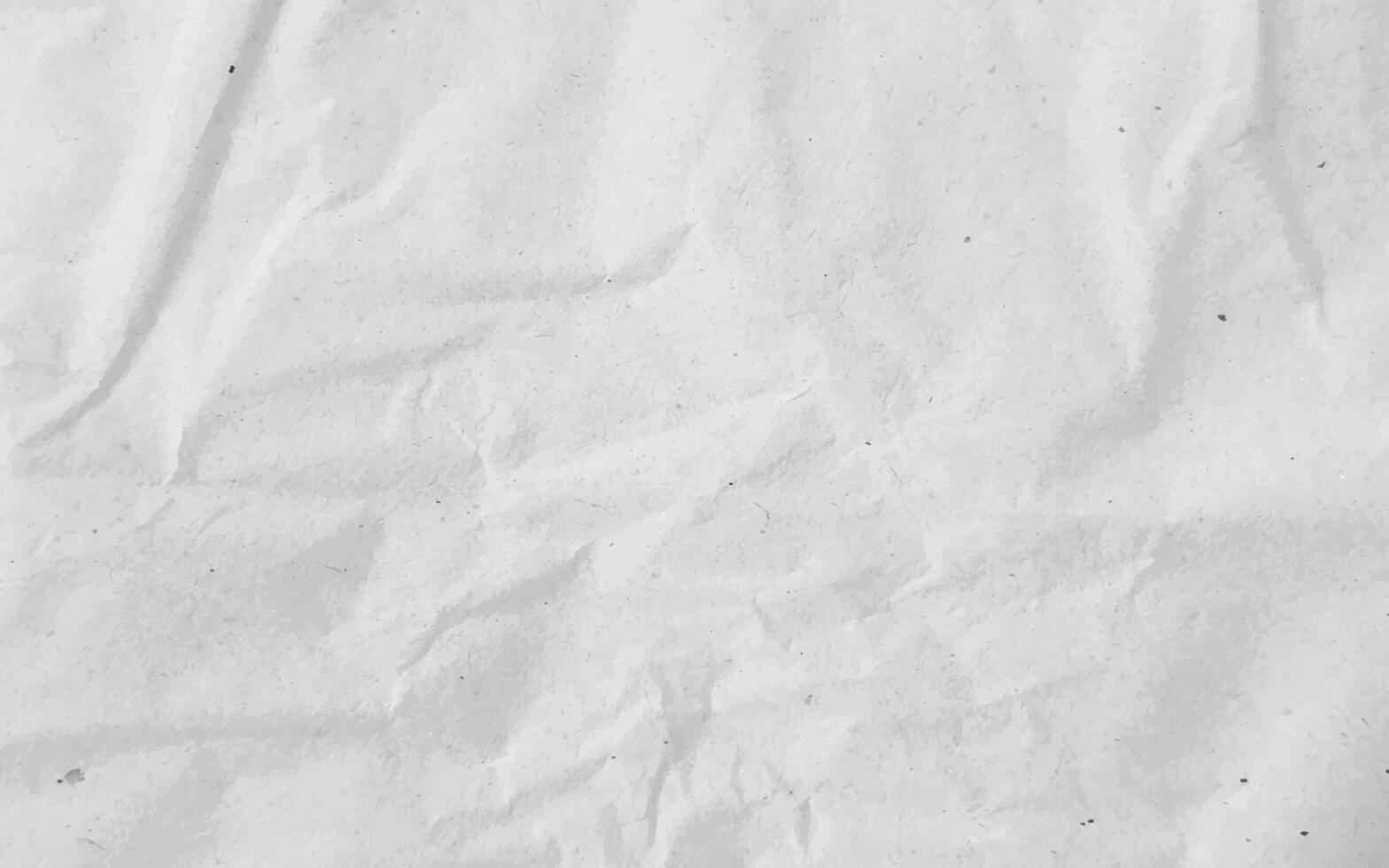 White crumpled craft paper texture as background. Light grey paper texture, Old vintage page or grunge vignette of old newspaper. Pattern rough art creased grunge letter with copy space for text. photo