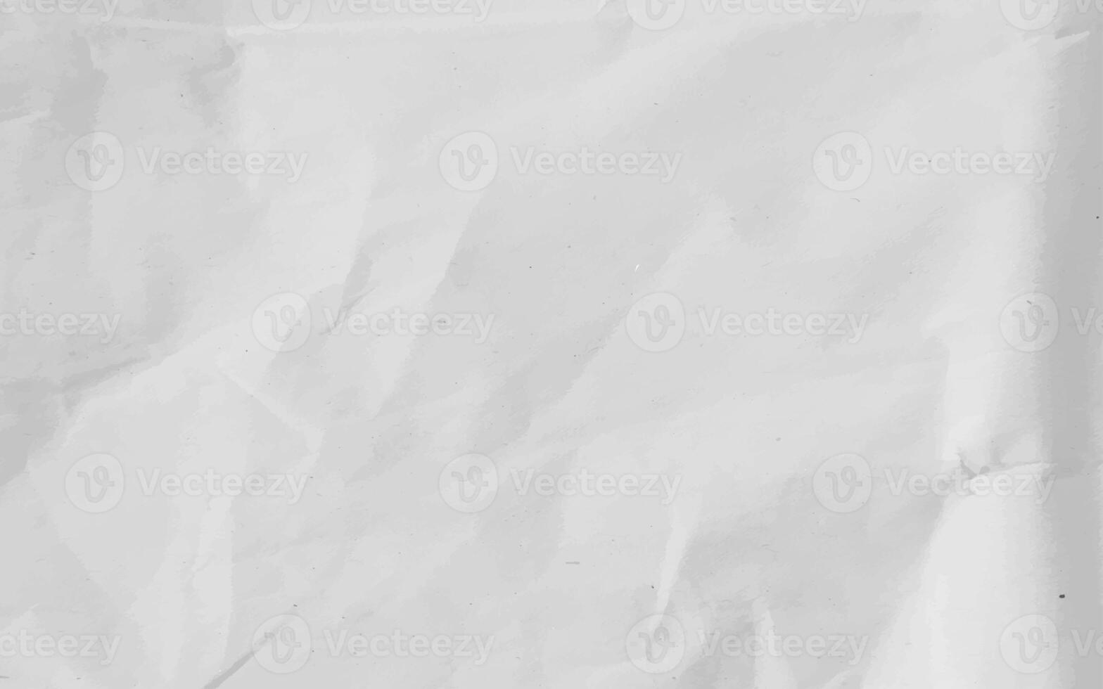 White crumpled craft paper texture as background. Light grey paper texture, Old vintage page or grunge vignette of old newspaper. Pattern rough art creased grunge letter with copy space for text. photo
