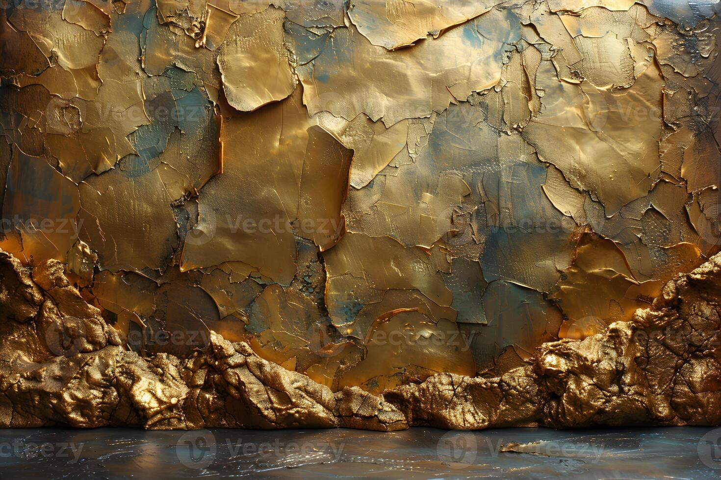 Abstract Gold Texture Luxurious Metallic Background for Modern Design photo
