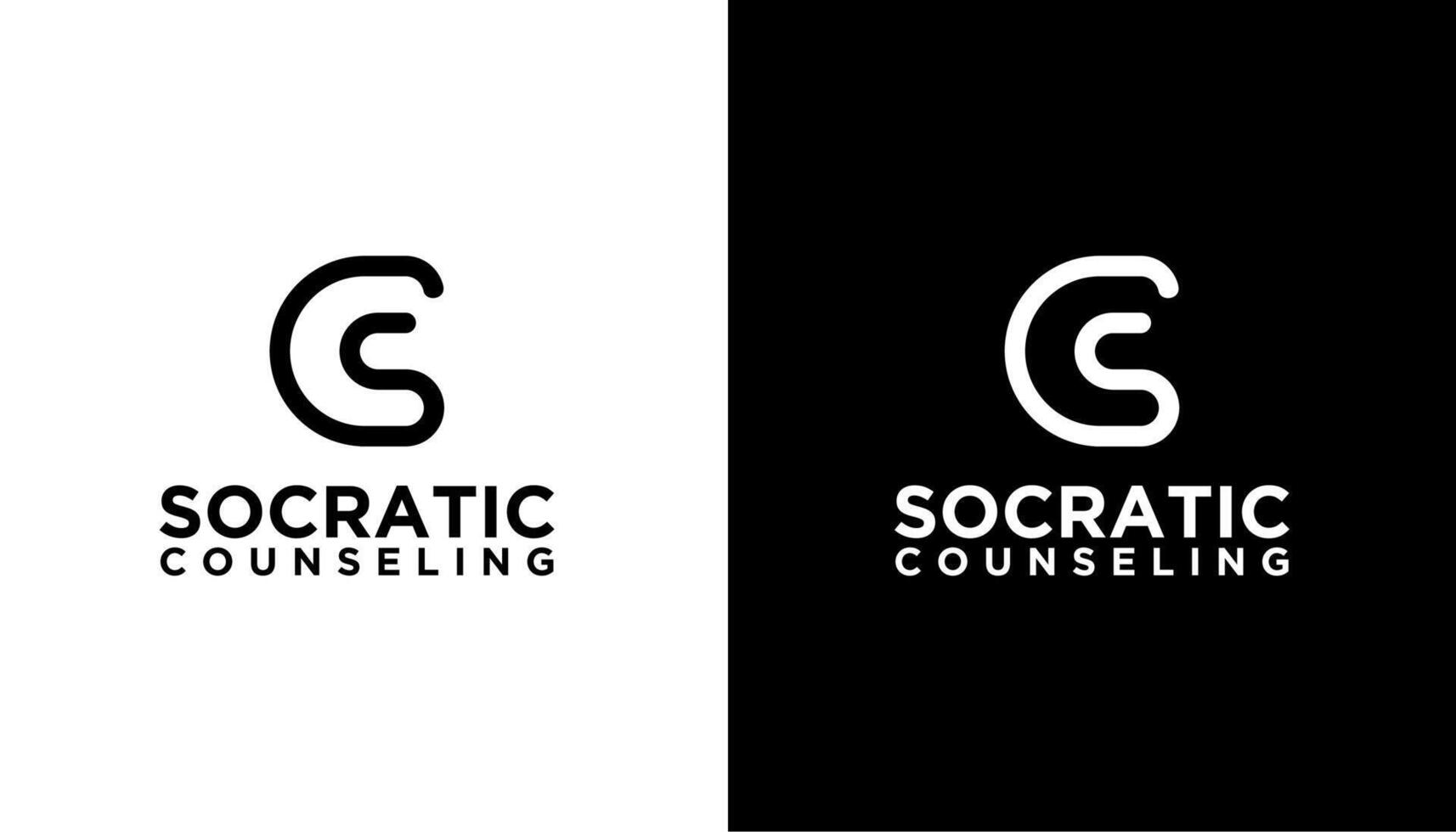 Initial Letter SC Logo Design Template vector