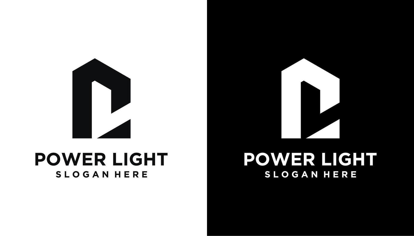LP letter logo. PL abstract monogram logo template element vector