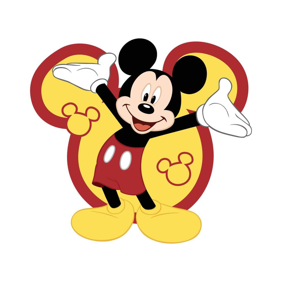 HAPPY MICKEY MOUSE vector