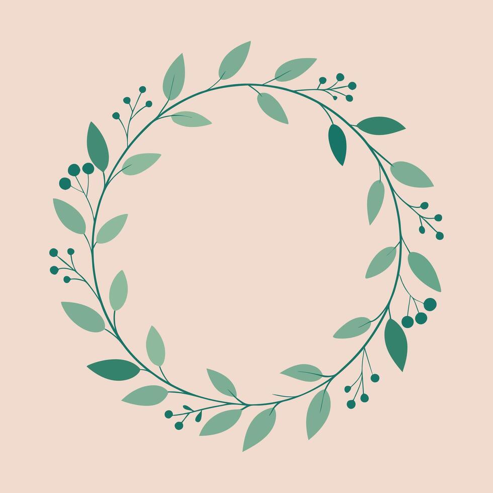 Frame Illustration Floral Realistic Wedding Invitation vector