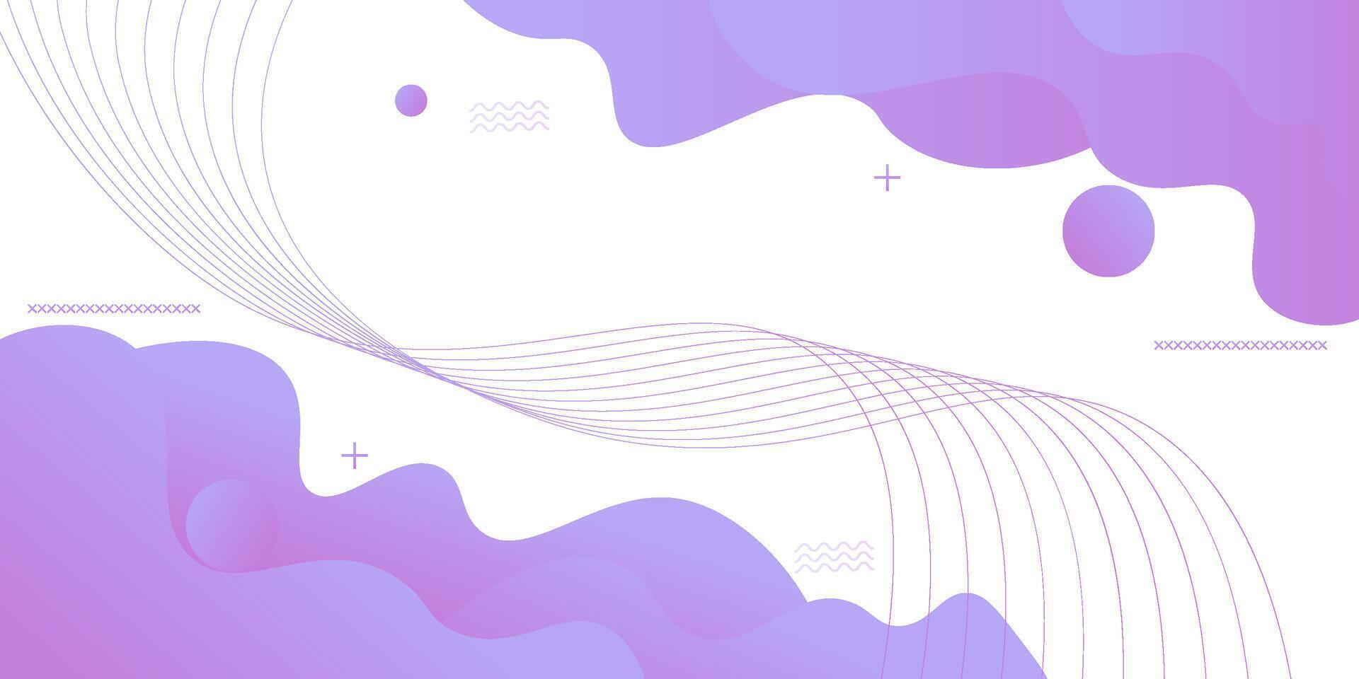 Abstract purple gradient illustration background with simple purple wave pattern with 3d look. Dynamic and luxury design. Eps 10 vector
