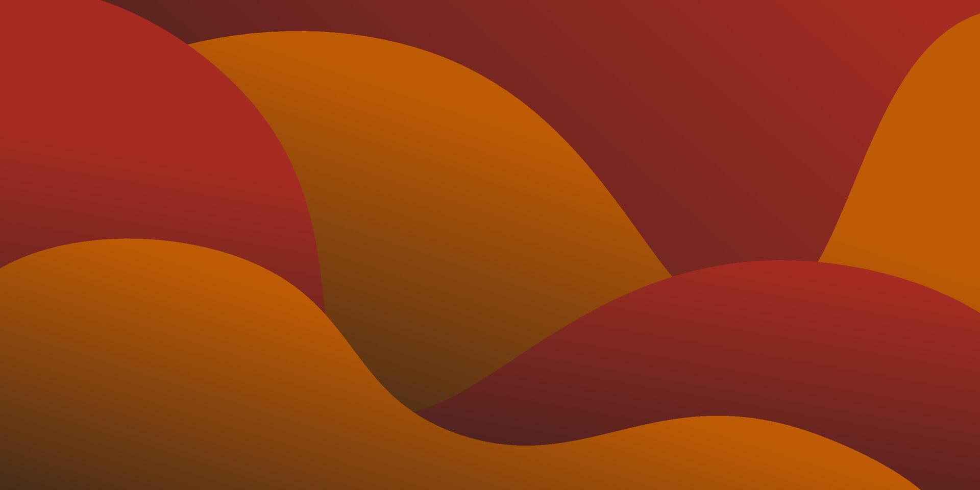 background with Wave shapes in Red and yellow colors. Design for business presentations, flyers, posters. vertical banner. Eps10 vector