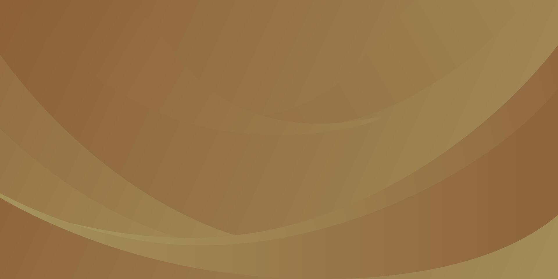 Abstract brown curve paper cut background overlapping with simple shape arch pattern. Brown background with trendy design. vector