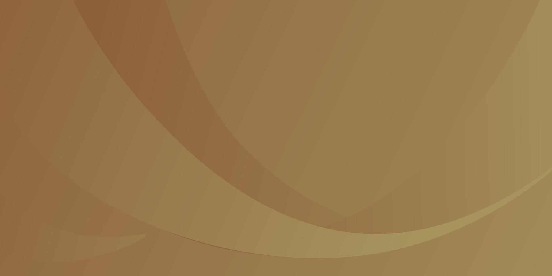 Abstract brown curve paper cut background overlapping simple shapes pattern. Brown background with trendy design. vector