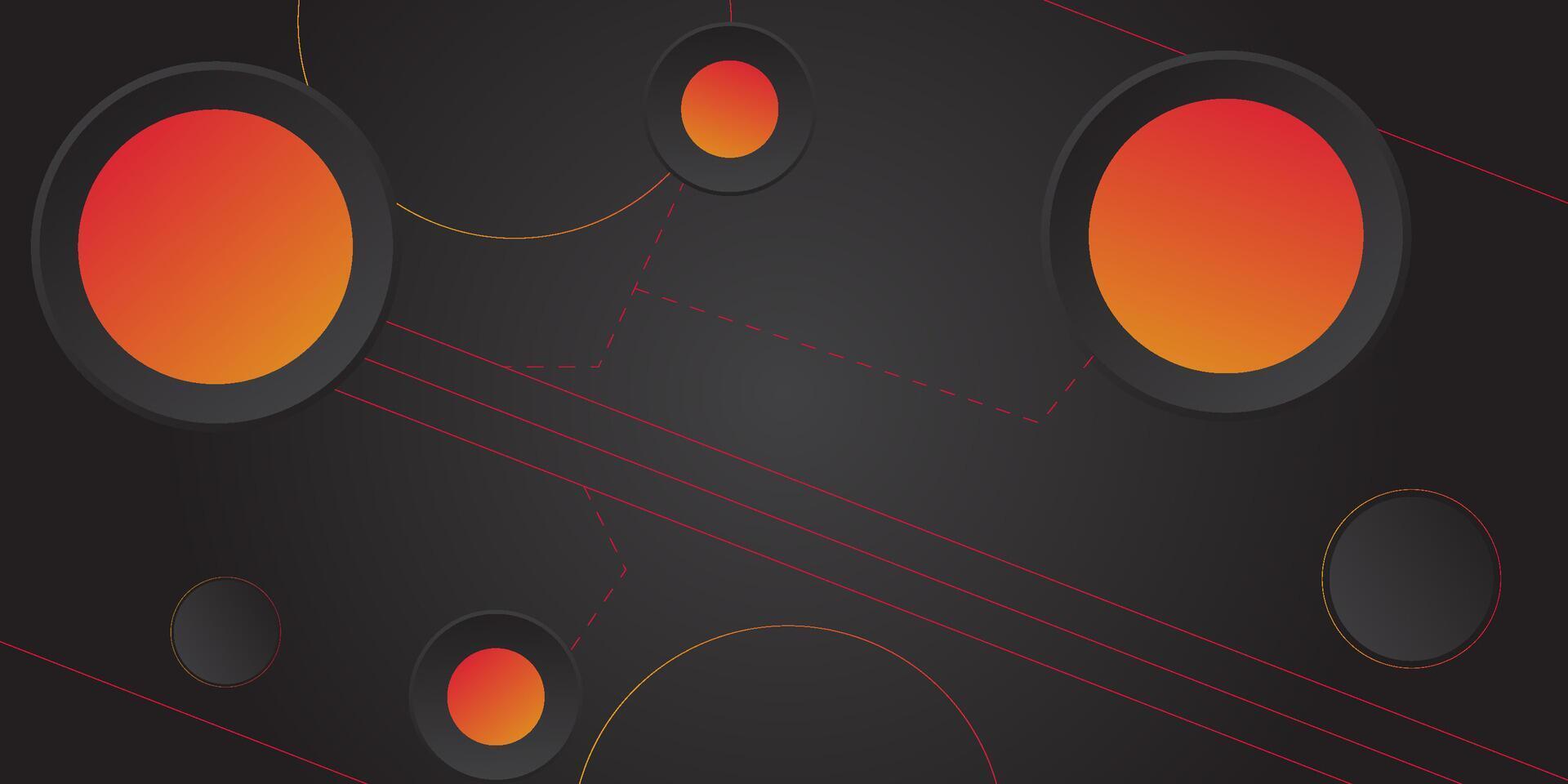 Abstract geometric gray background with simple circle curves overlapping colorful lines. Trendy colorful 3D design. Eps10 vector