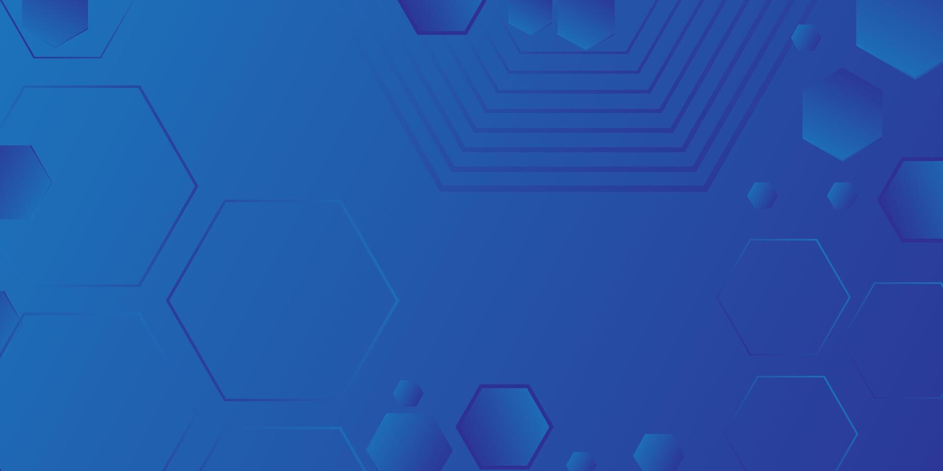 abstract background with hexagons. futuristic background concept in blue color. eps 10 vector