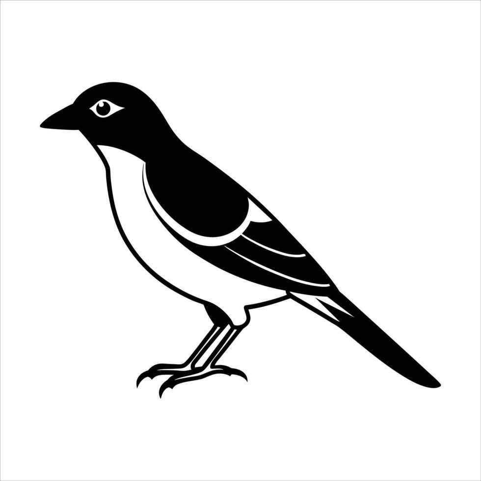 A bird icons on white background vector
