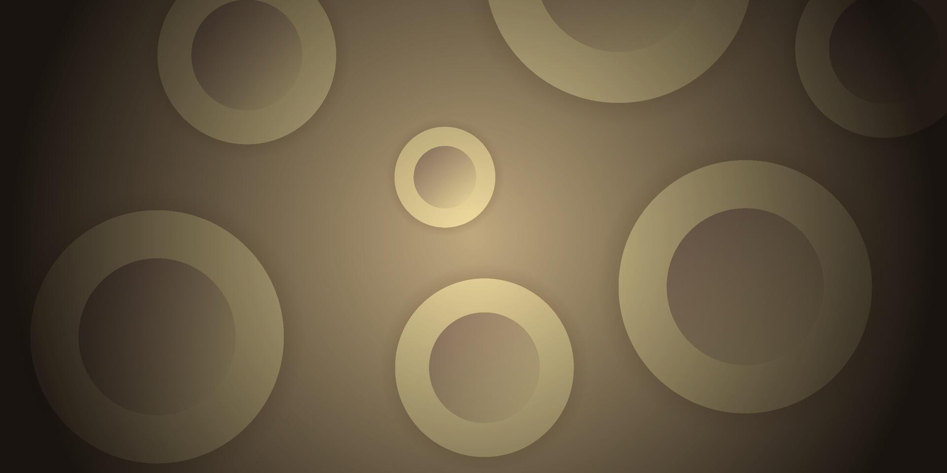 Brown template background. Circle shape design with cool design. vector