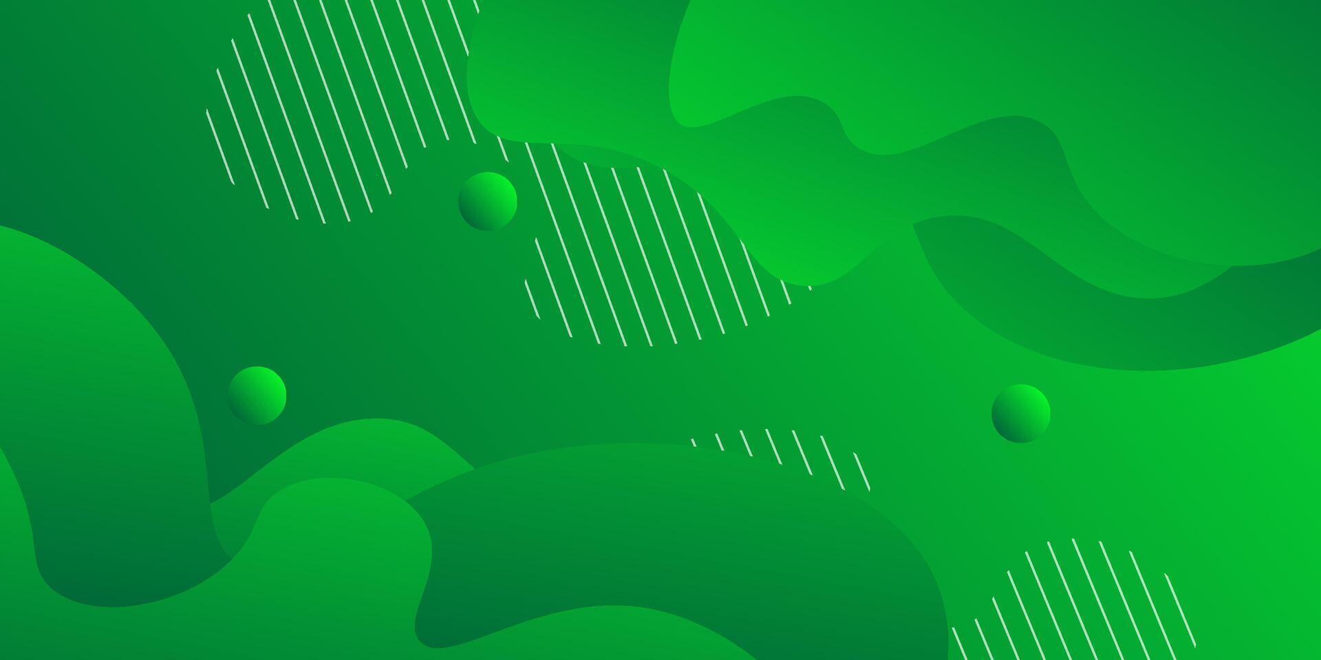 liquid abstract background modern green gradient colors and fluid shapes composition. eps 10. vector