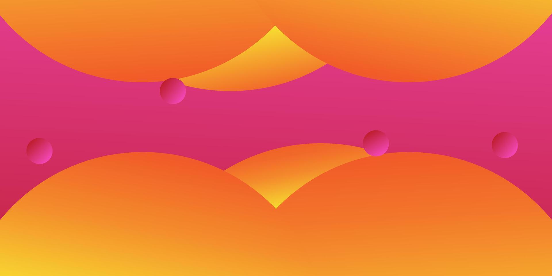 Modern pink background with orange circle pattern makes it more attractive. eps 10 vector