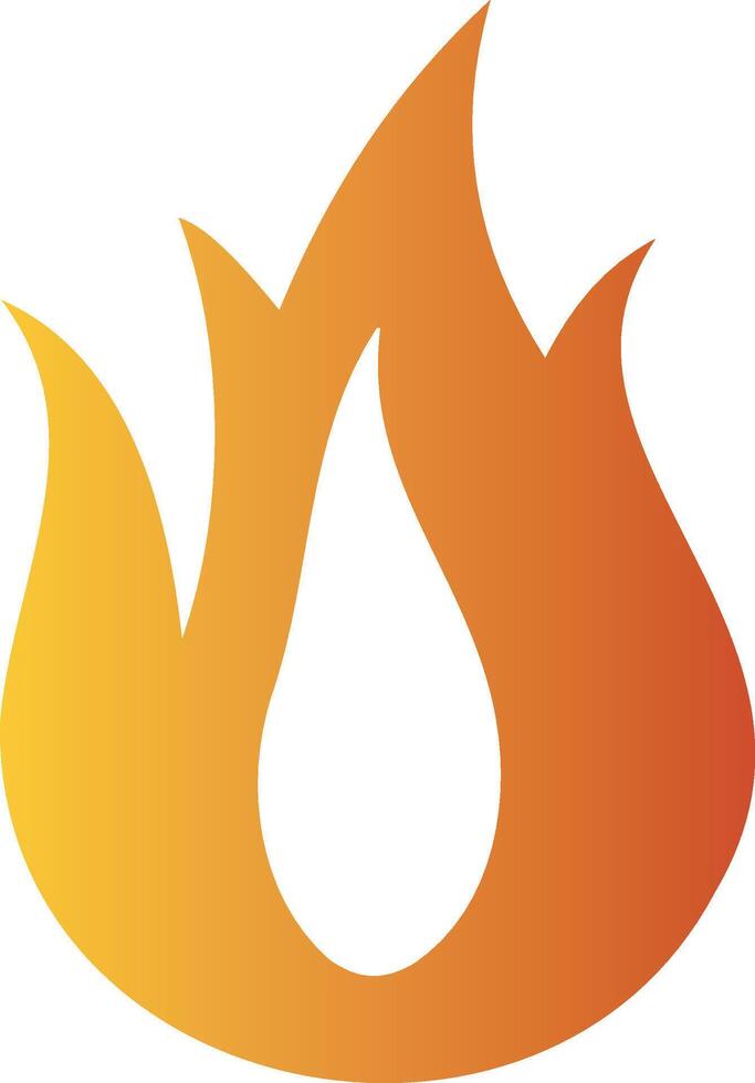 Blazing Flame Logo Design vector