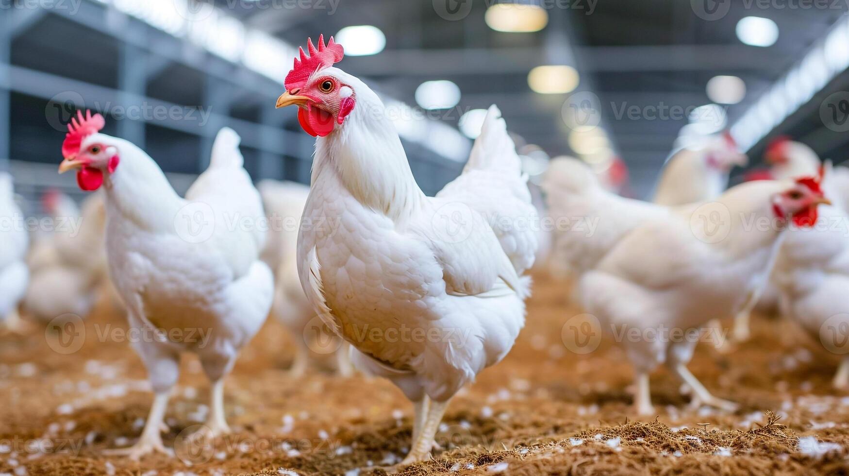 a group of chicken n Poultry farming photo